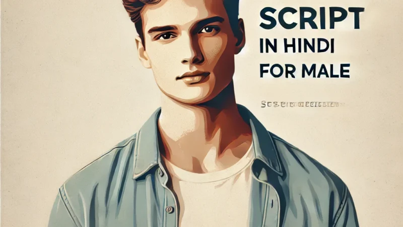 hindi audition script
